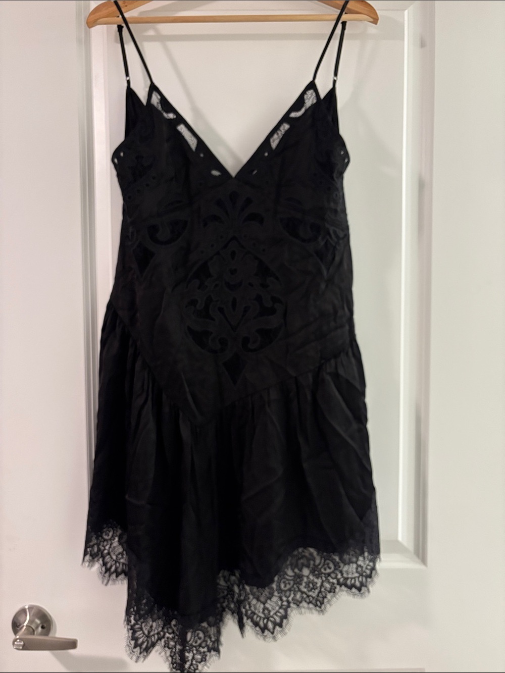 Black lace Zara dress